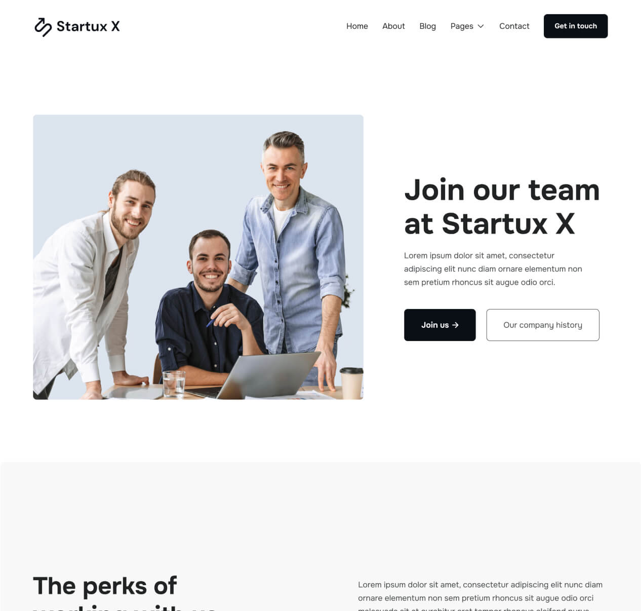 Careers - Startux X Webflow Template