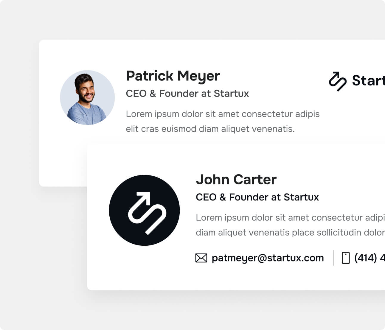 Email Signature - Startux X Webflow Template