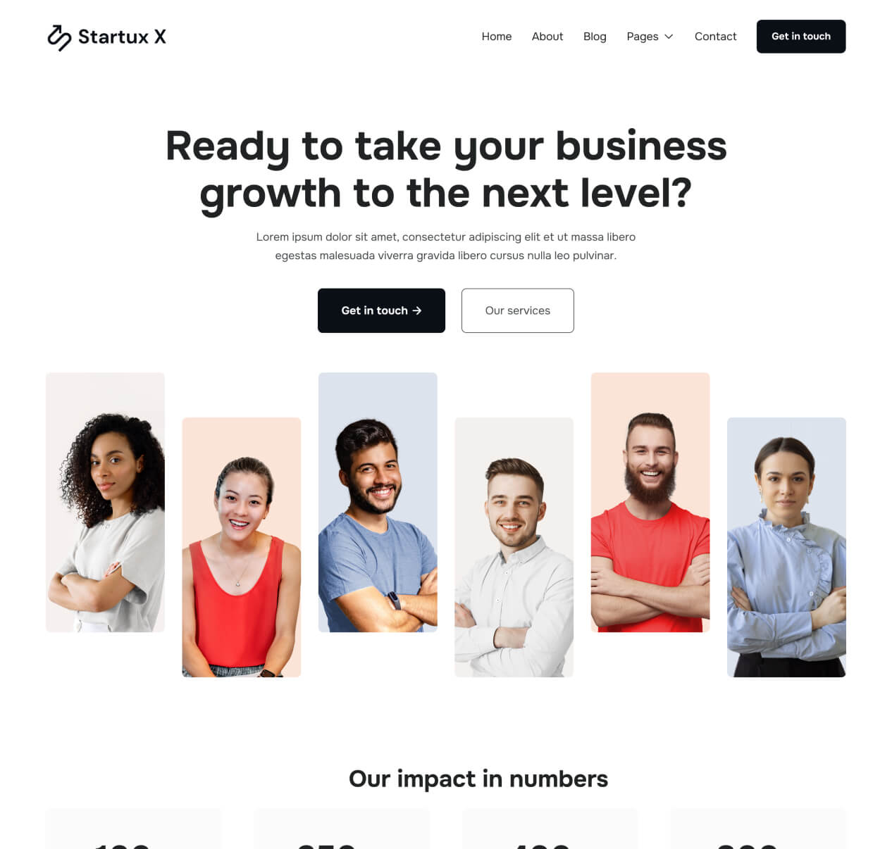 Home V3 - Startux X Webflow Template